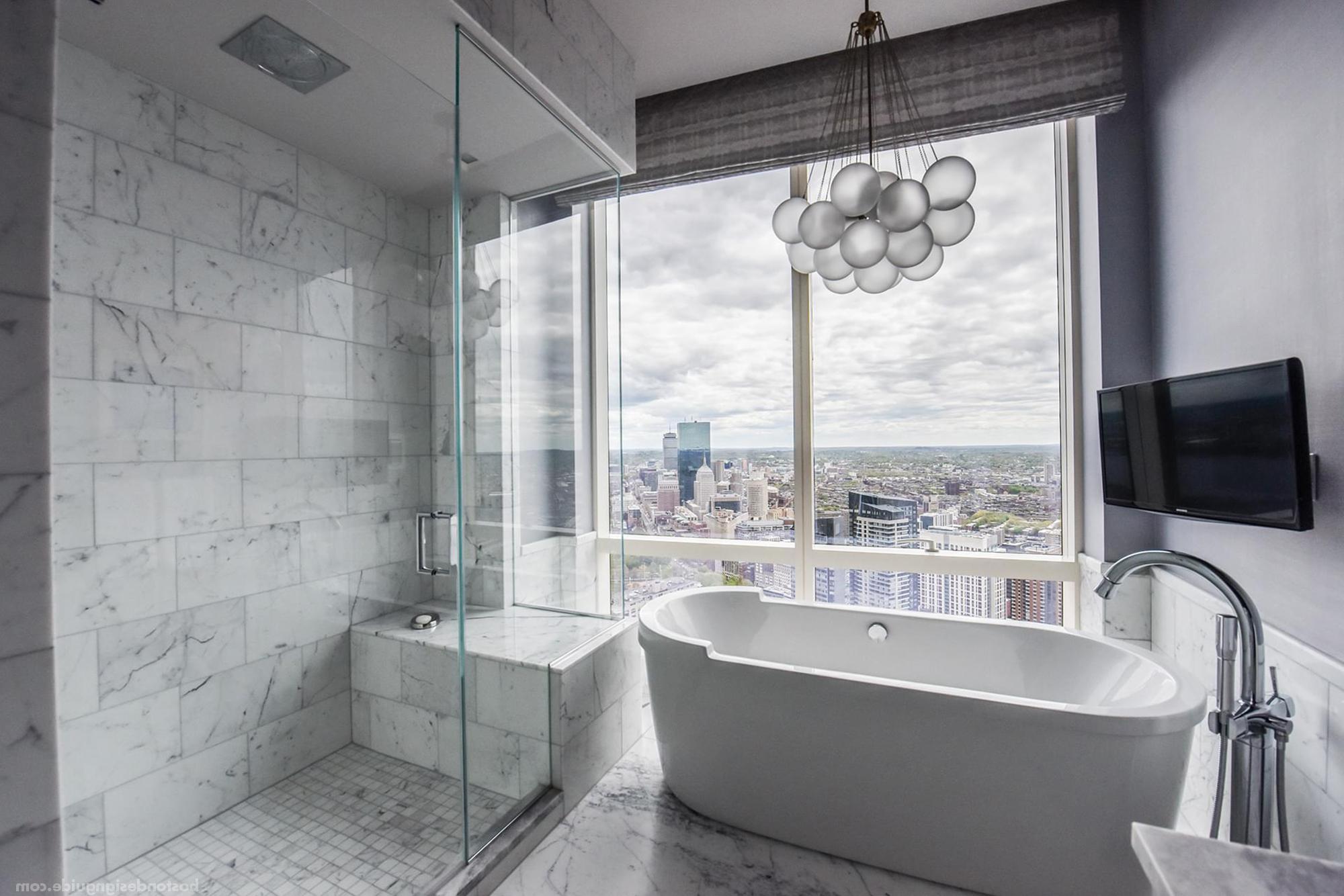 Boston high-rise bathroom by Sleeping Dog Properties