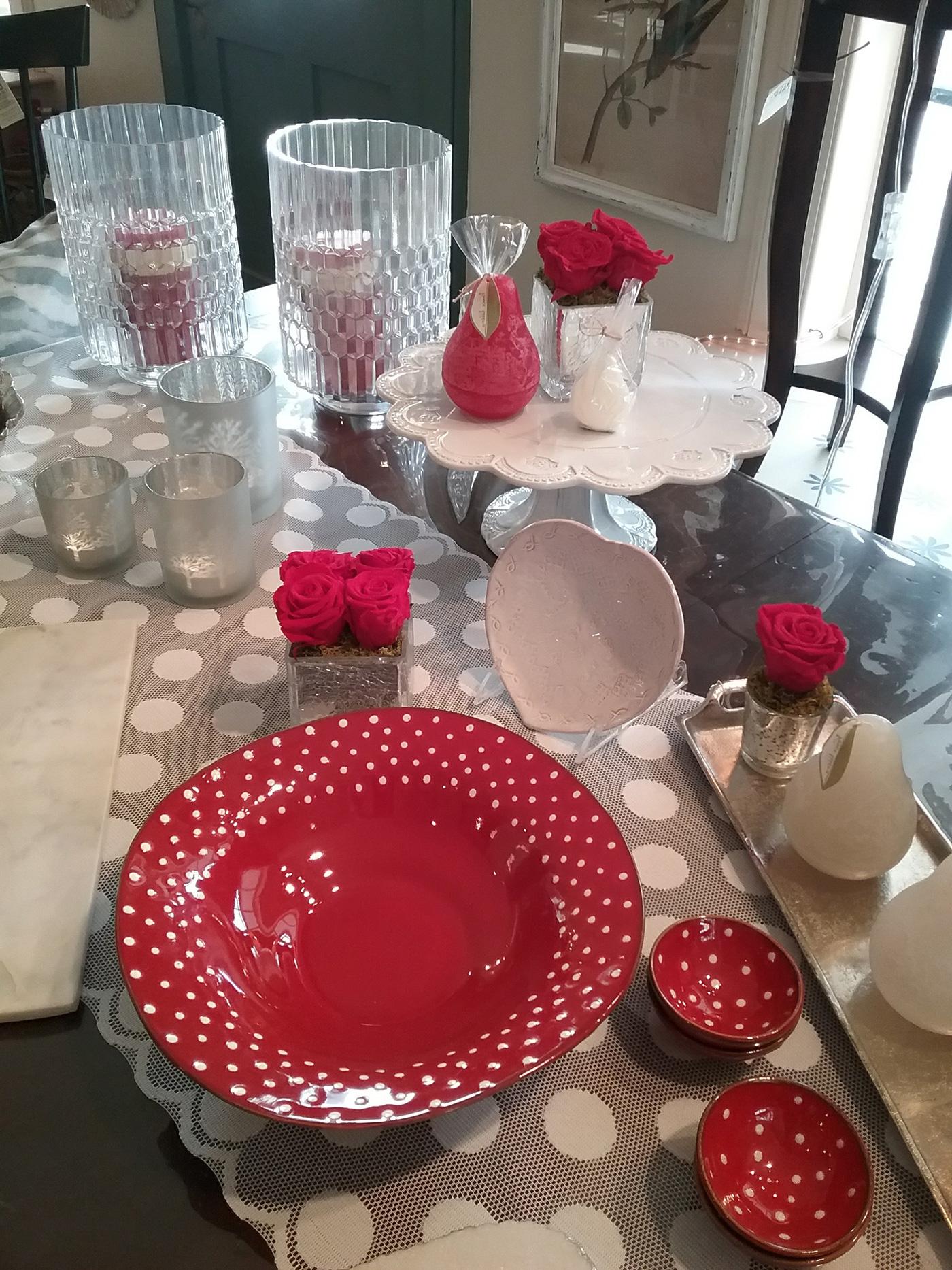 Valentine's Day tableware