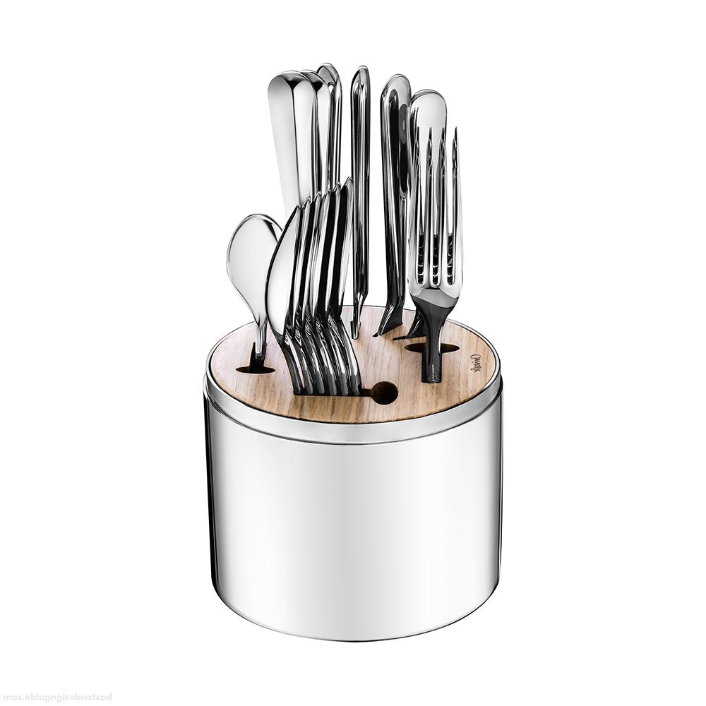 polished stainless steel kitchenware