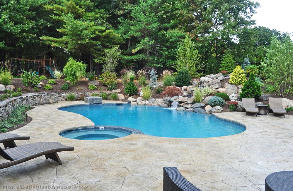 Grotto style inground pool by SSG Pools